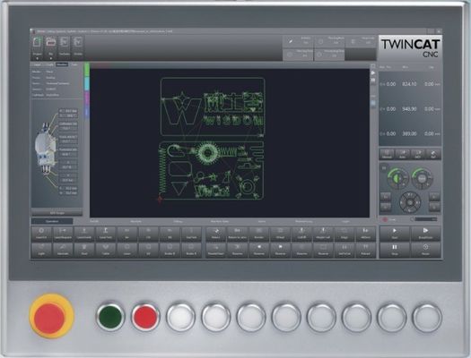 CNC fiber lazer kesme yazılımı EtherCAT sistemi Otomatik hareket kontrol sistemi